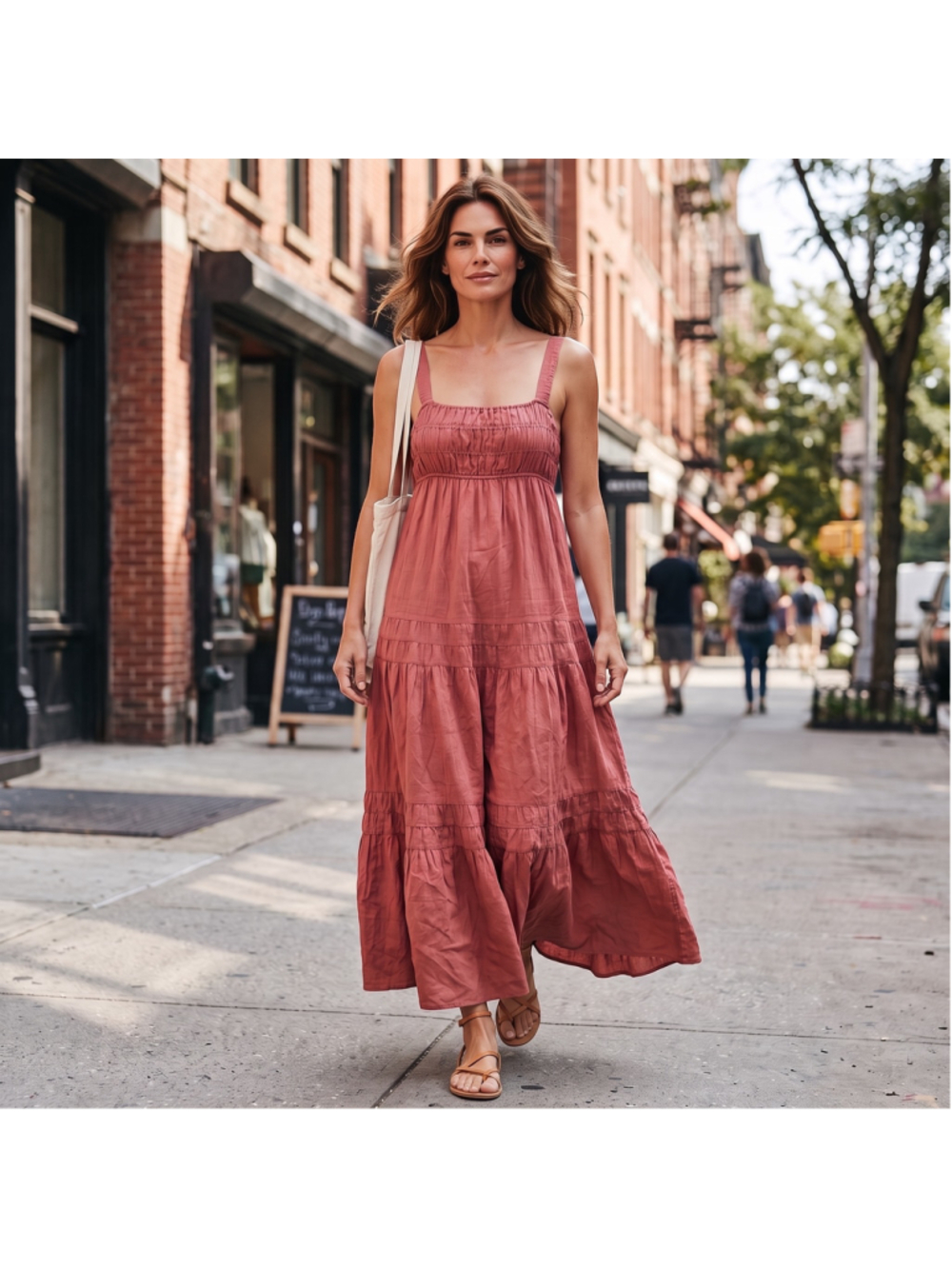 Women's J.Crew Red Maxi Dress Size M